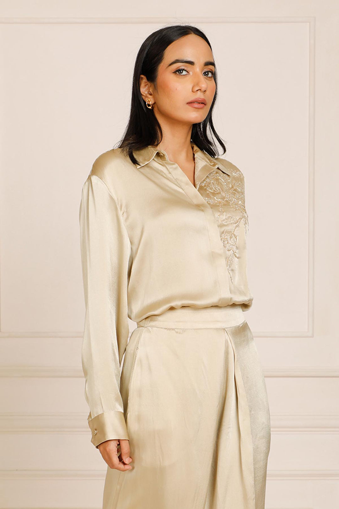 Theia 2.0 Satin Shirt