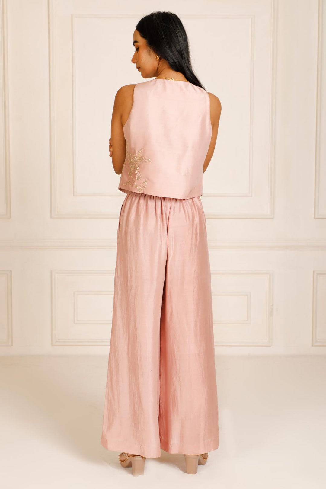 Theia 2.0 Waistcoat Set - Dusty Pink