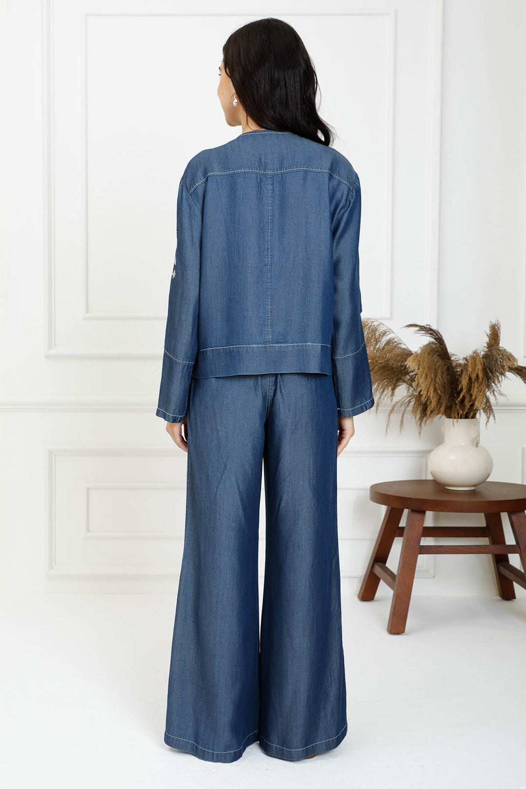 DENIM SAILOR BLOUSE