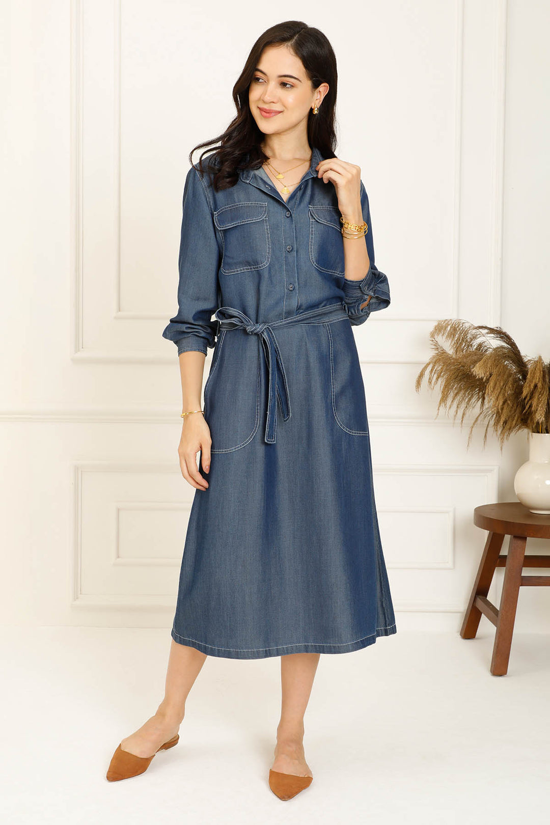CASUAL SHIRT DRESS