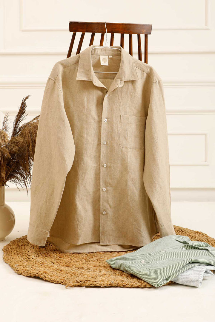 MENS REGULAR COLLAR LS SHIRT