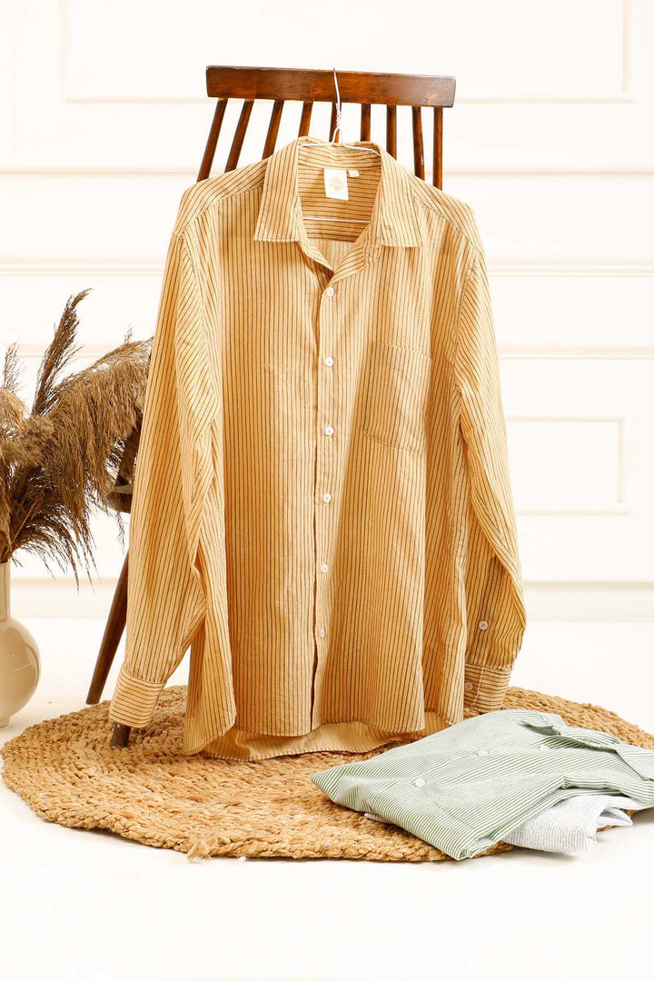 MENS REGULAR COLLAR LS SHIRT