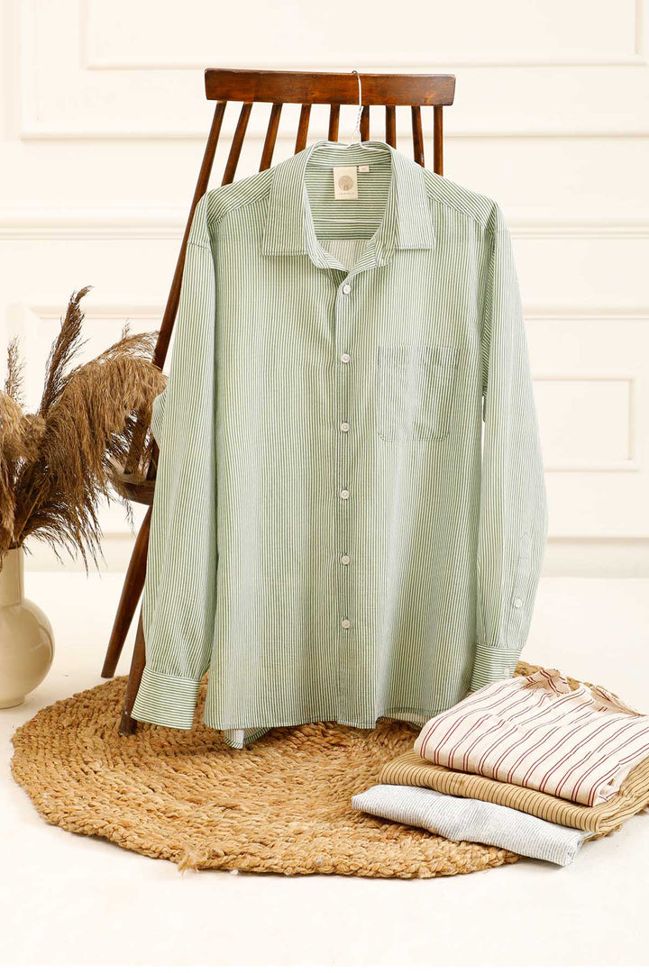 MENS REGULAR COLLAR LS SHIRT