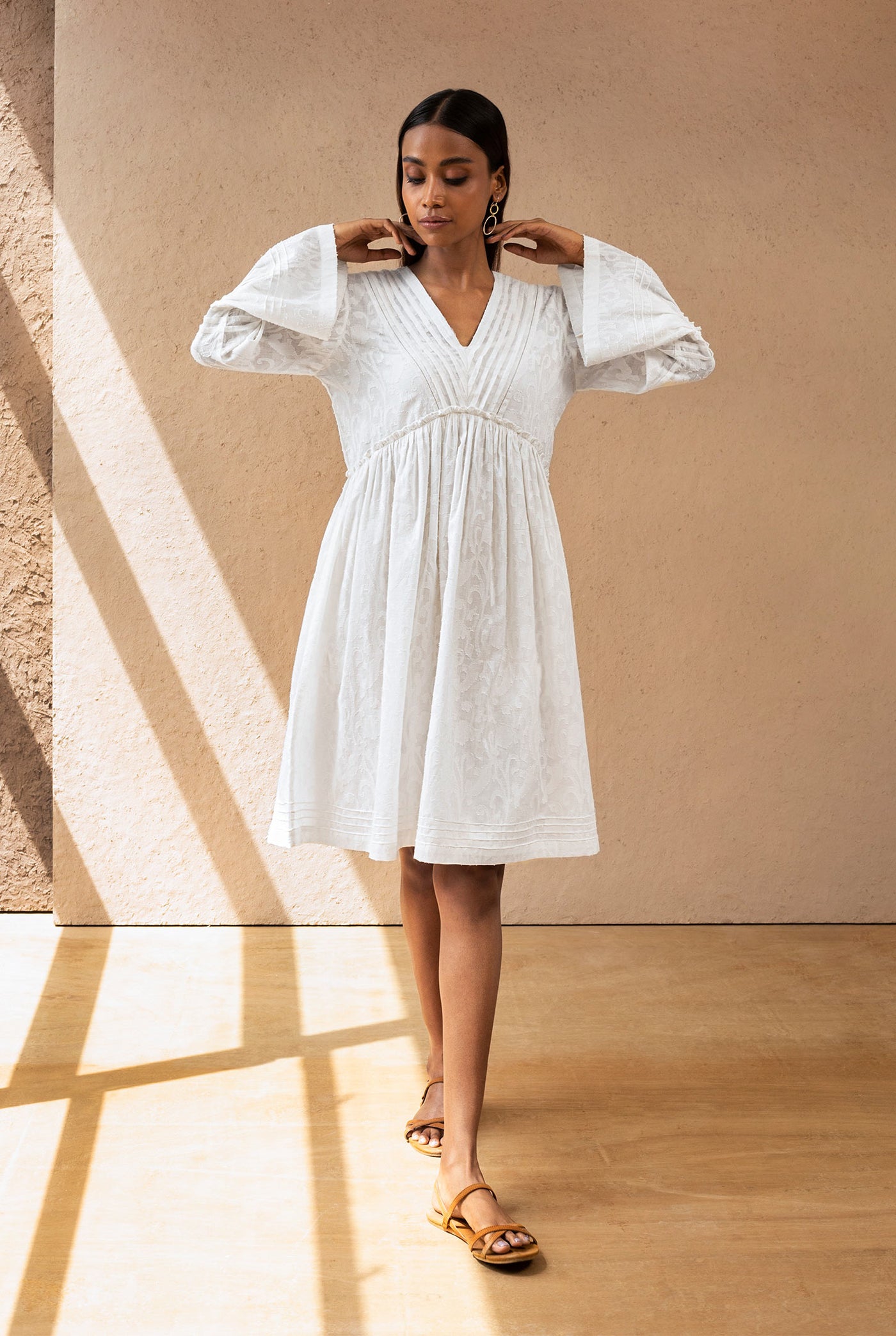 Buy Blanco Ruffled Flair Dress