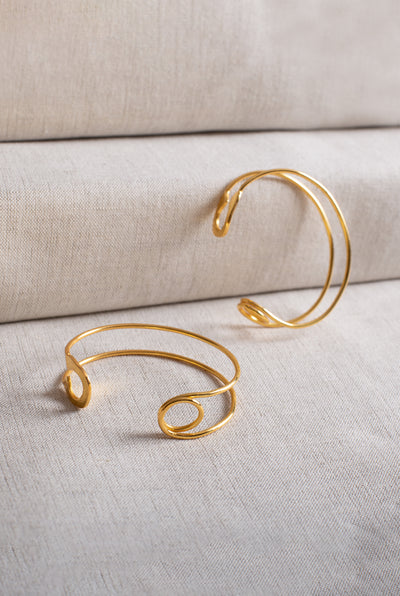 Gold Swirl Bracelet
