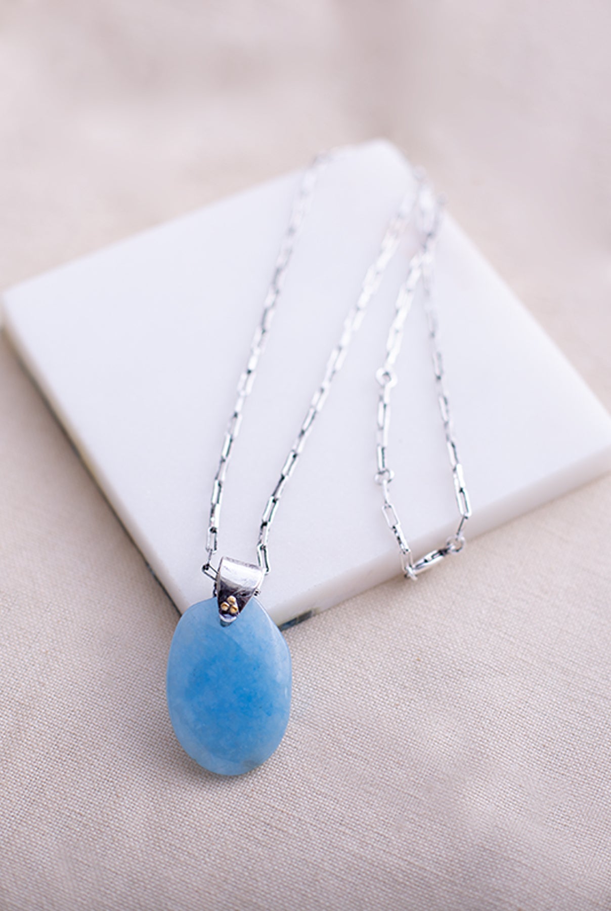 The Blue Jade Necklace