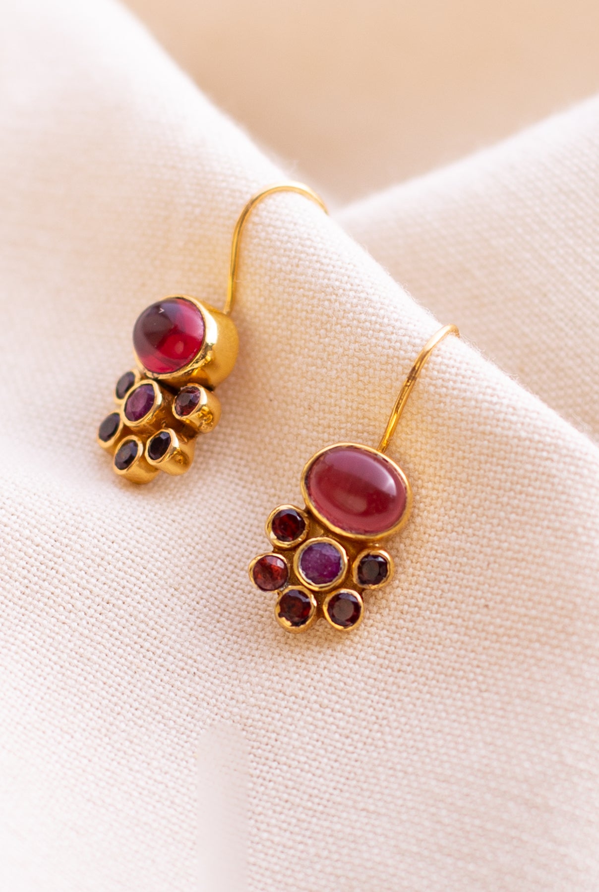 The Mystical Ruby Earrings