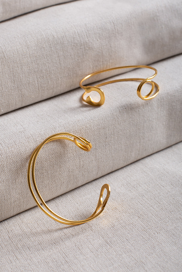 Gold Swirl Bracelet
