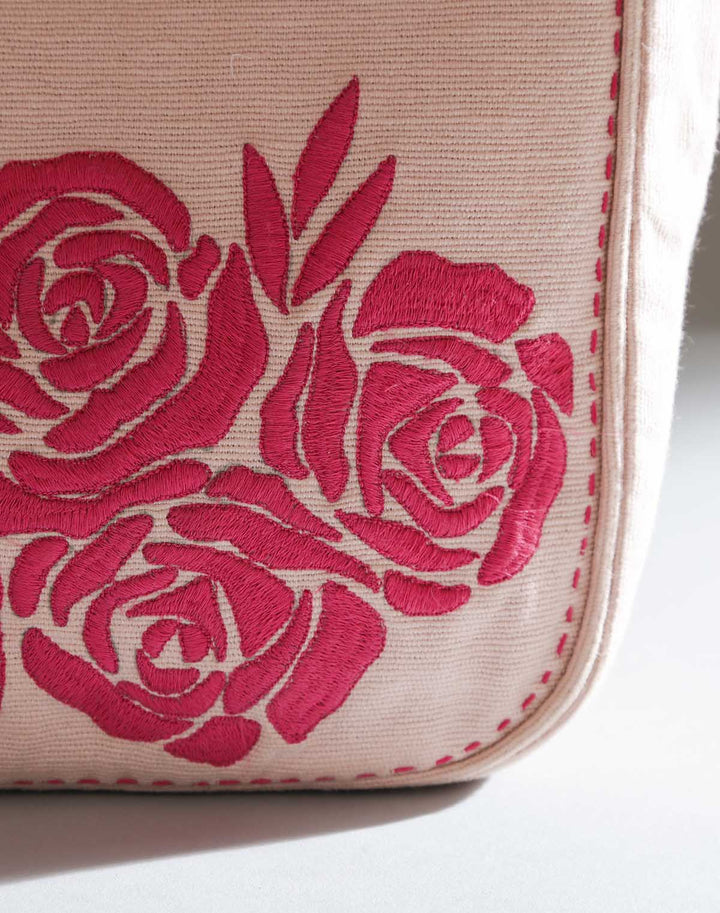 Blush Embroidered Bag