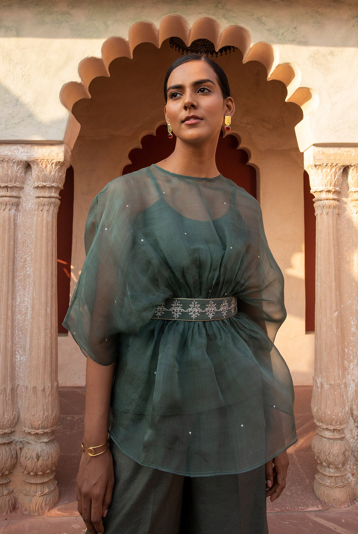 Heer Balloon Top with Cami