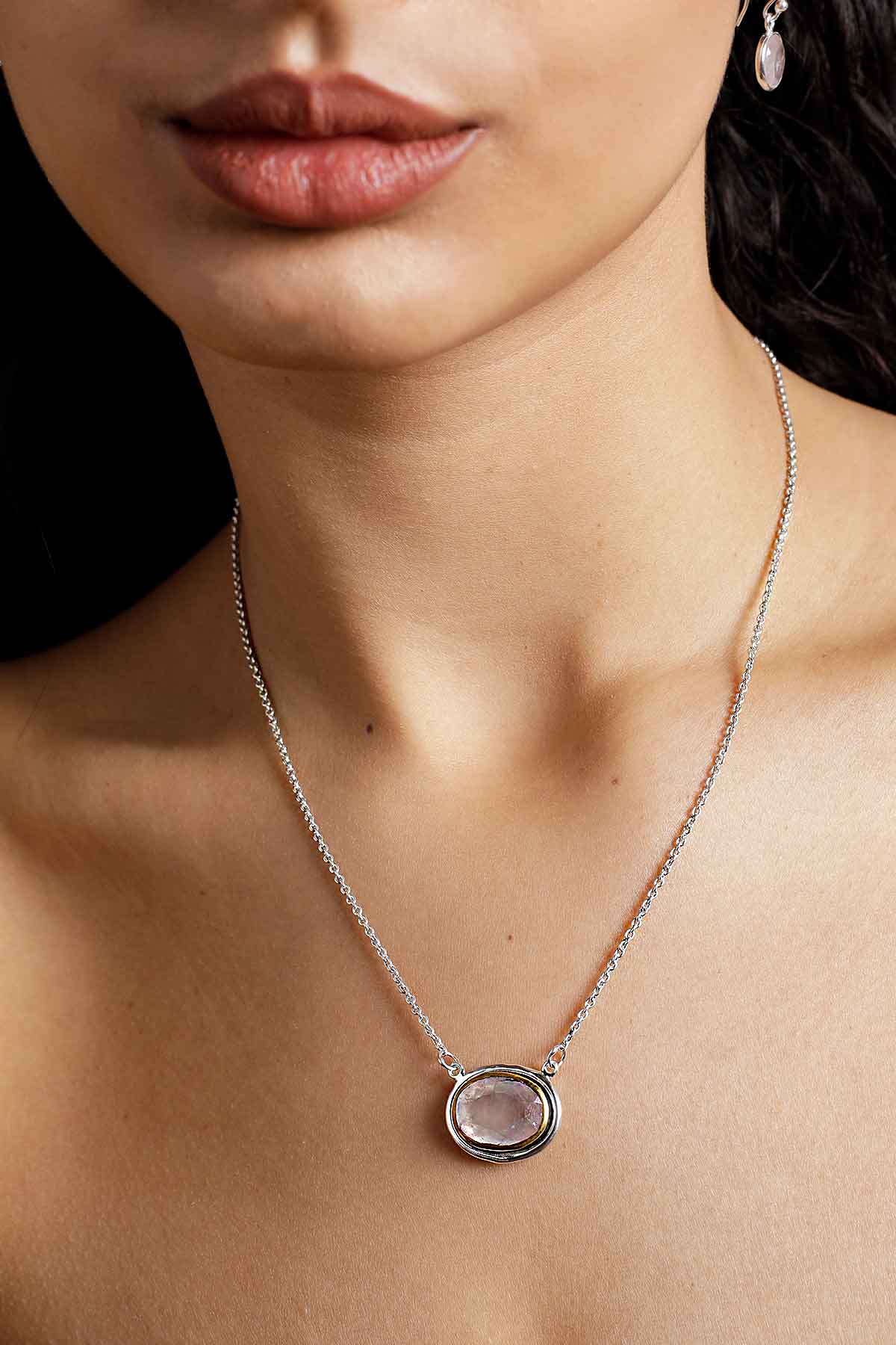 The Rose Chalcedony Necklace