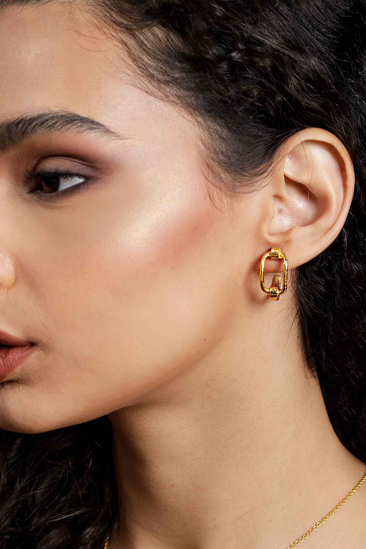 The Golden Twist Earrings