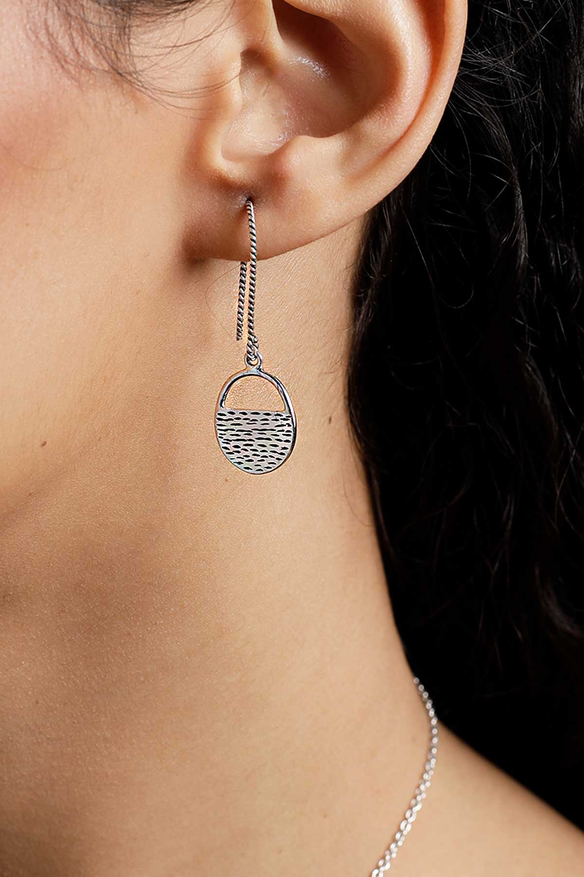 The Marquis Silver Earrings