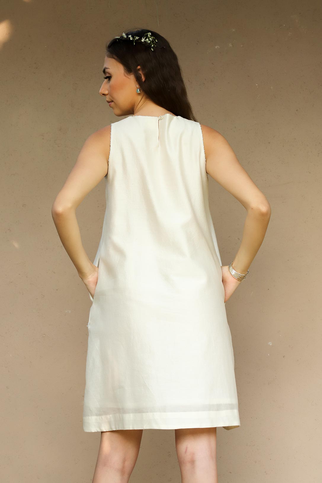 April Ivory Dress