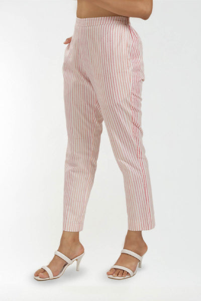 Aria Pink Tapered Pants