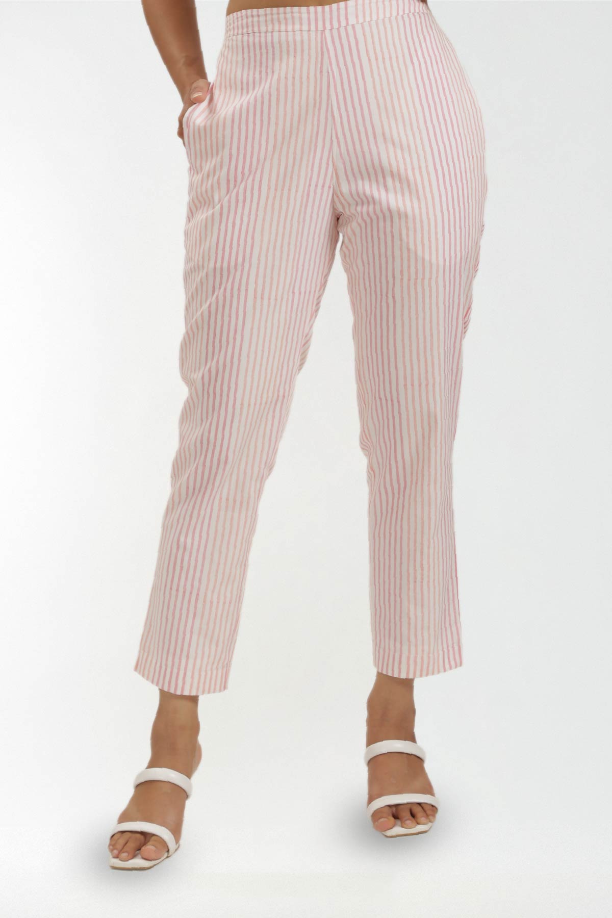 Aria Pink Tapered Pants